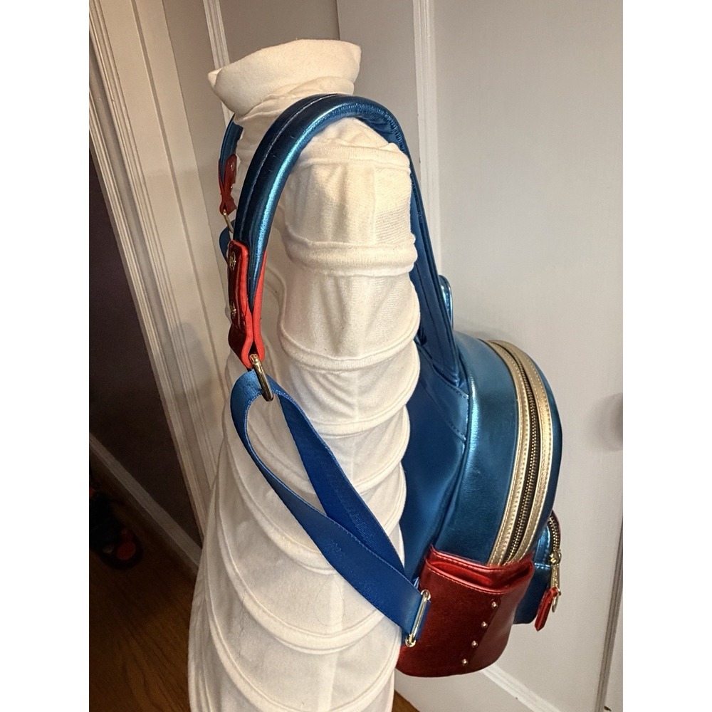 Loungefly Disney Marvel Captain Marvel Mini Backpack - Picture 4 of 5